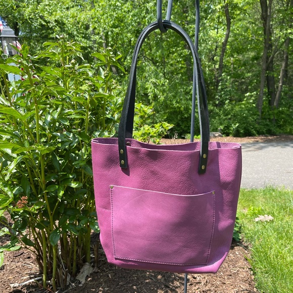 Portland Leather Handbags - 🦄 Portland Leather Goods Medium Classic Mulberry Tote